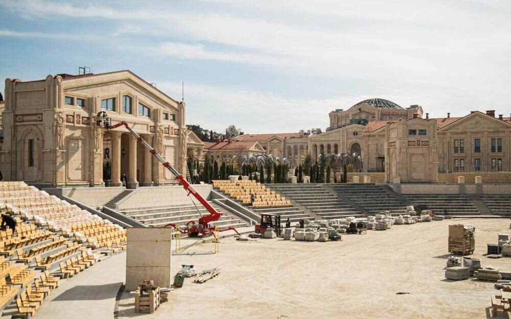 В Севастополе, в «Новом Херсонесе», завершили строительство амфитеатра для различных представлений